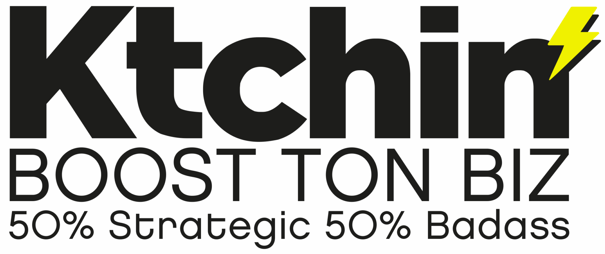 Logo de Ktchin' Boost ton Biz 50% stratégique & 50% Badass