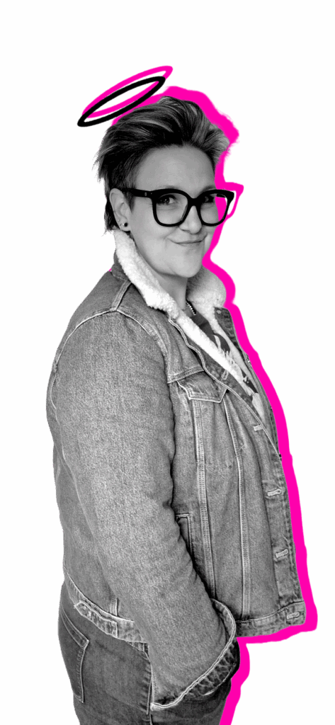 Ness, une coach et accompagnatrice business qui illustre par cette photo le chao dans lequel peut vivre un indépendant de plus de 40 ans face au nouvelles technique de communication et de marketing digital
